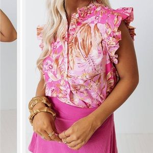 Fate pink floral size medium